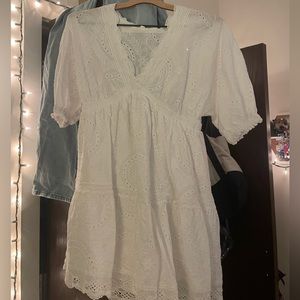 ASOS White lacy sundress
